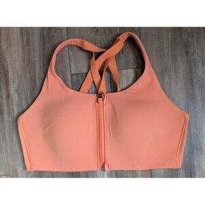 Lululemon Energy Bra High Support Zip-Front High Support Coral Kiss No Size Tag